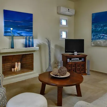 Ouranos Our Dream In Blue And Cream With Seaview And Pool Villa Istro
