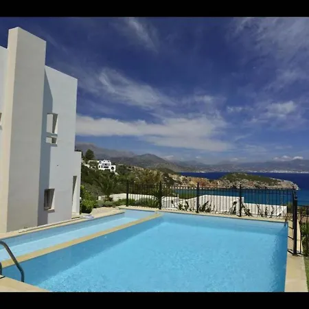 Villa Ouranos Our Dream In Blue And Cream With Seaview And Pool *