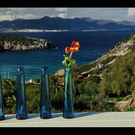 Villa Ouranos Our Dream In Blue And Cream With Seaview And Pool Istro